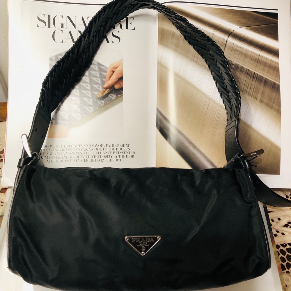 Prada Semitracolla nylon black purse